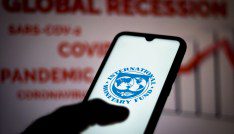 Sub-Saharan Africa’s debt problem: Mapping the pandemic’s effect and the way forward 6 June 19, 2020, Brazil. In this photo illustration the International Monetary Fund (IMF) logo seen displayed on a smartphone
